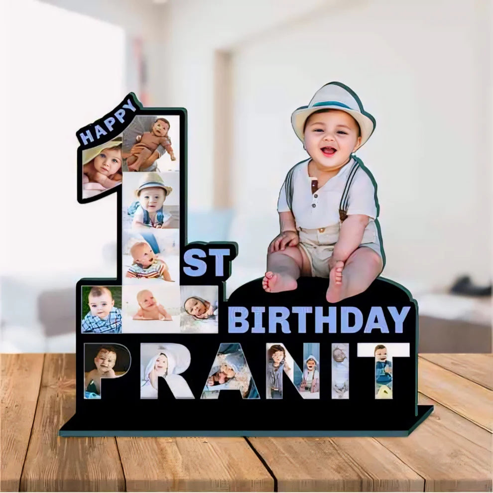 BABY WOODEN PHOTO STANDY
