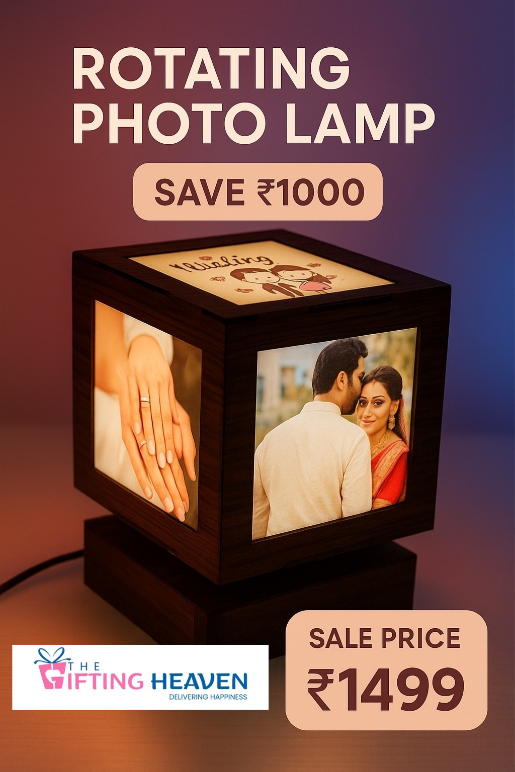 ROTATING PHOTO LAMP