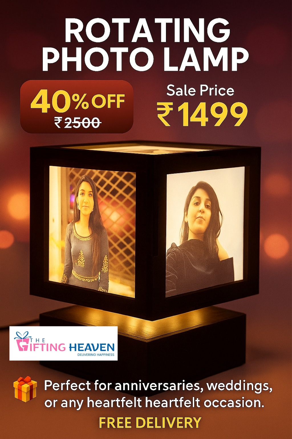 ROTATING PHOTO LAMP