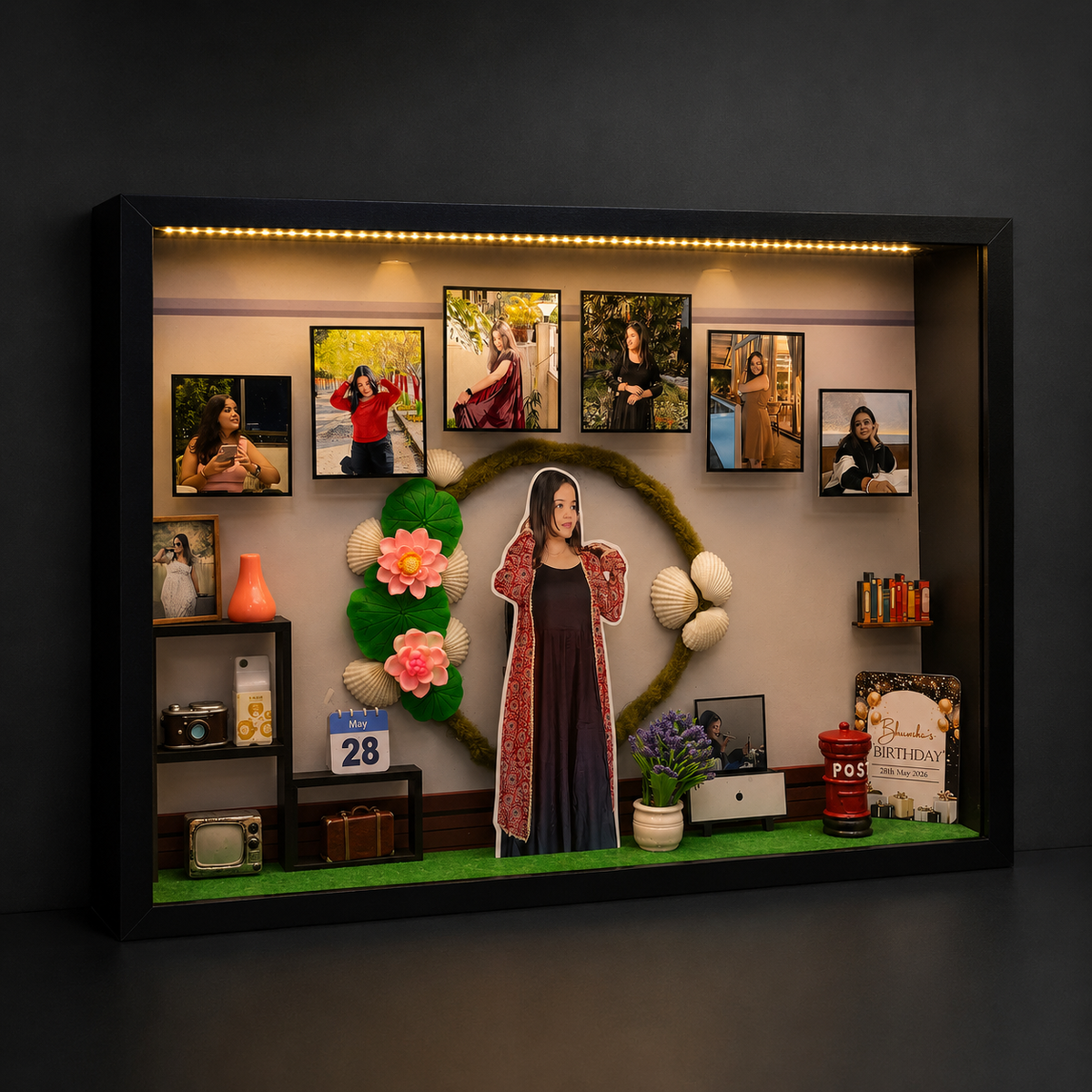❤️ Customized Miniature Frame – A Memory Made Forever ✨
