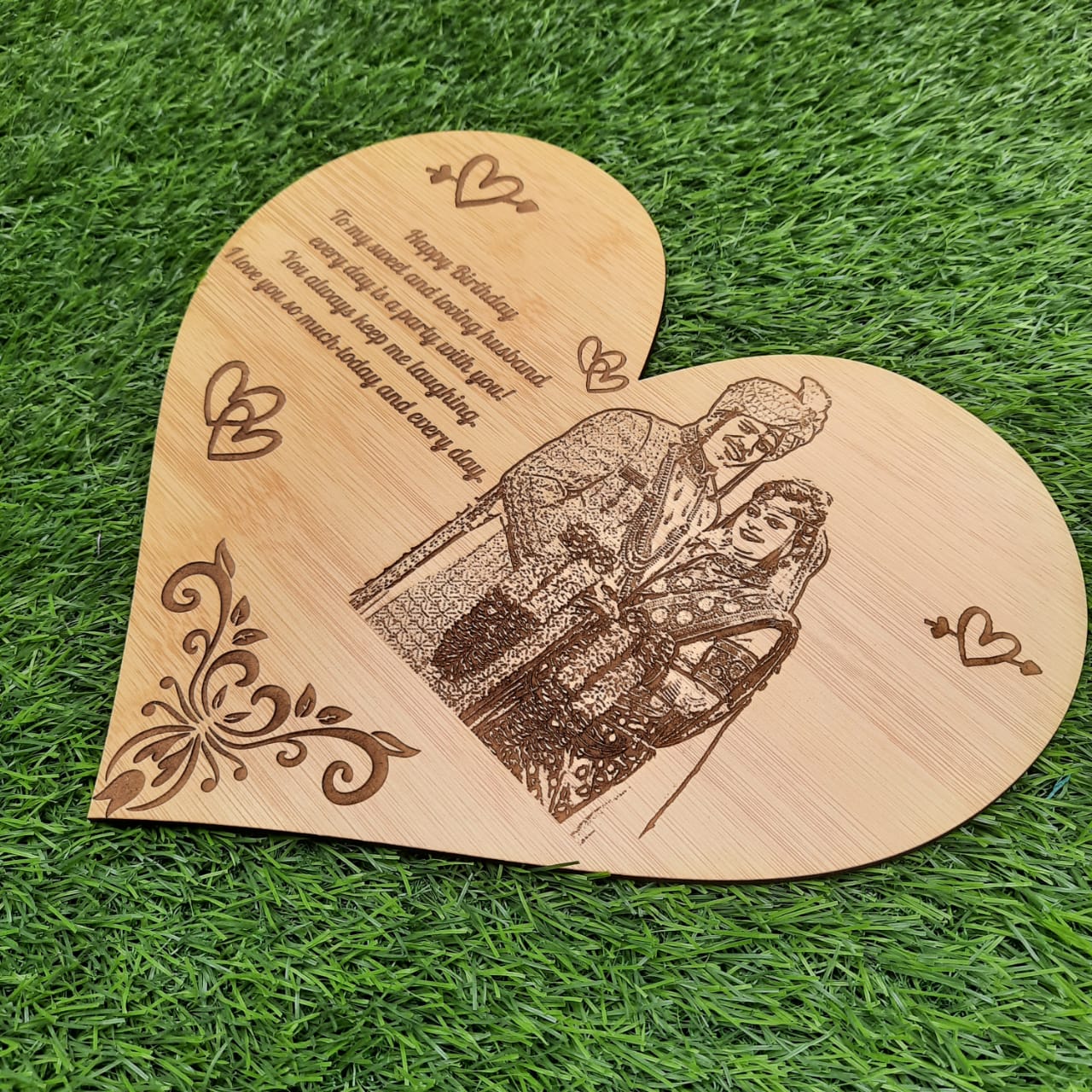 HEART PHOTO PLAQUE