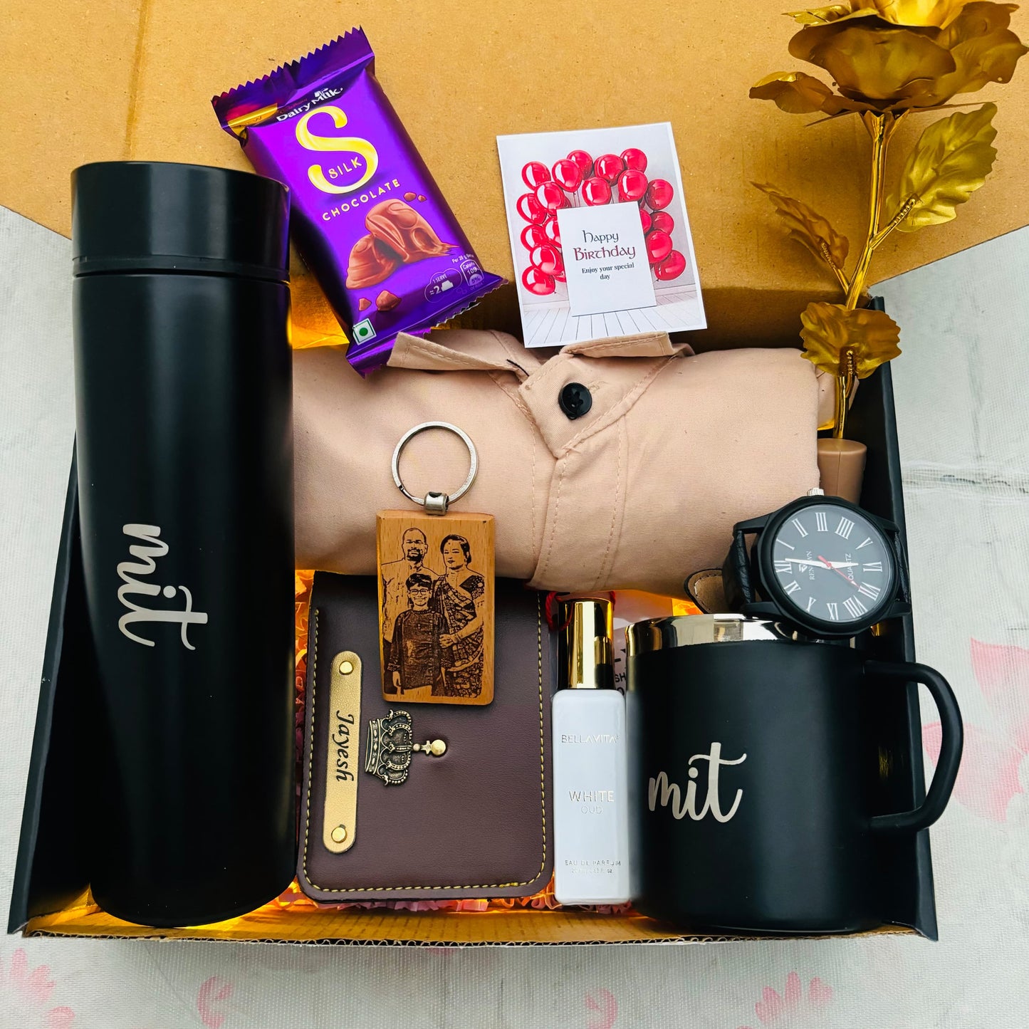 💝 CUSTOMISE MEN’S HAMPER with SHIRT