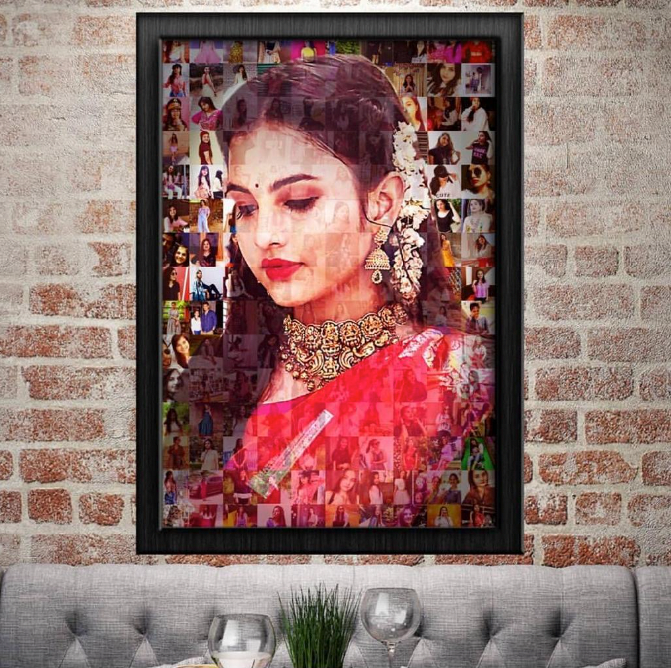 MOSAIC PHOTO FRAME