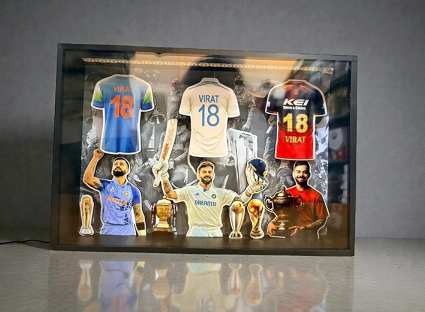 Virat Kohli 3D Shadow Box Frame