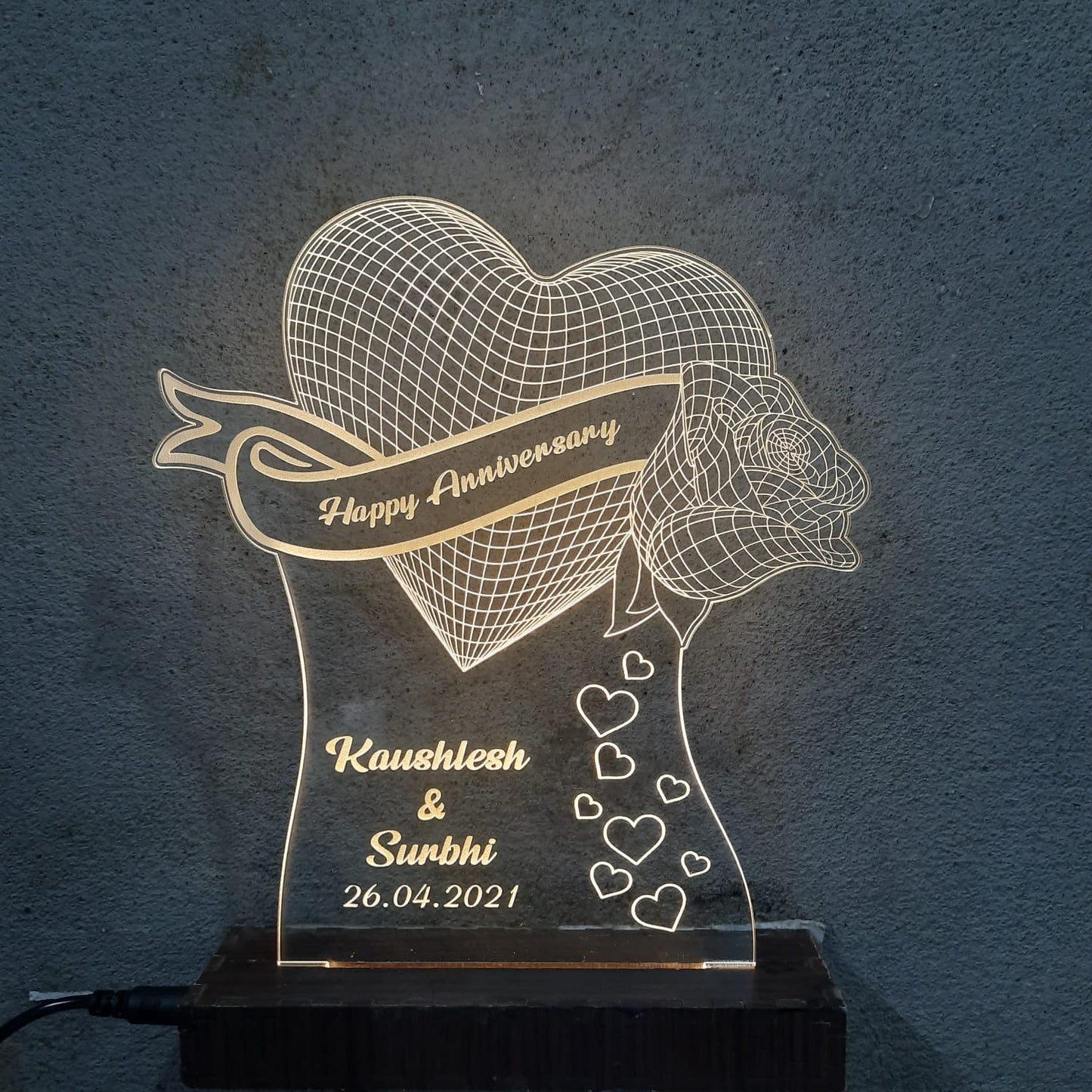 ANNIVERSARY ILLUSION LAMP