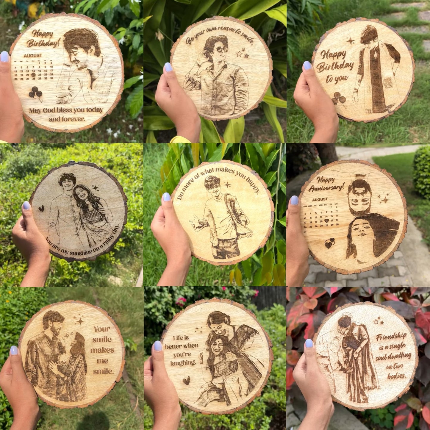 NATURAL WOOD FRAME