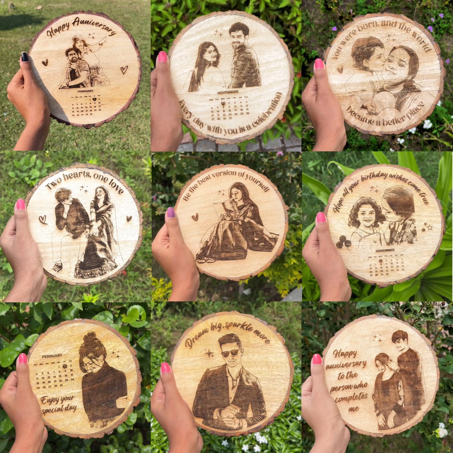 NATURAL WOOD FRAME