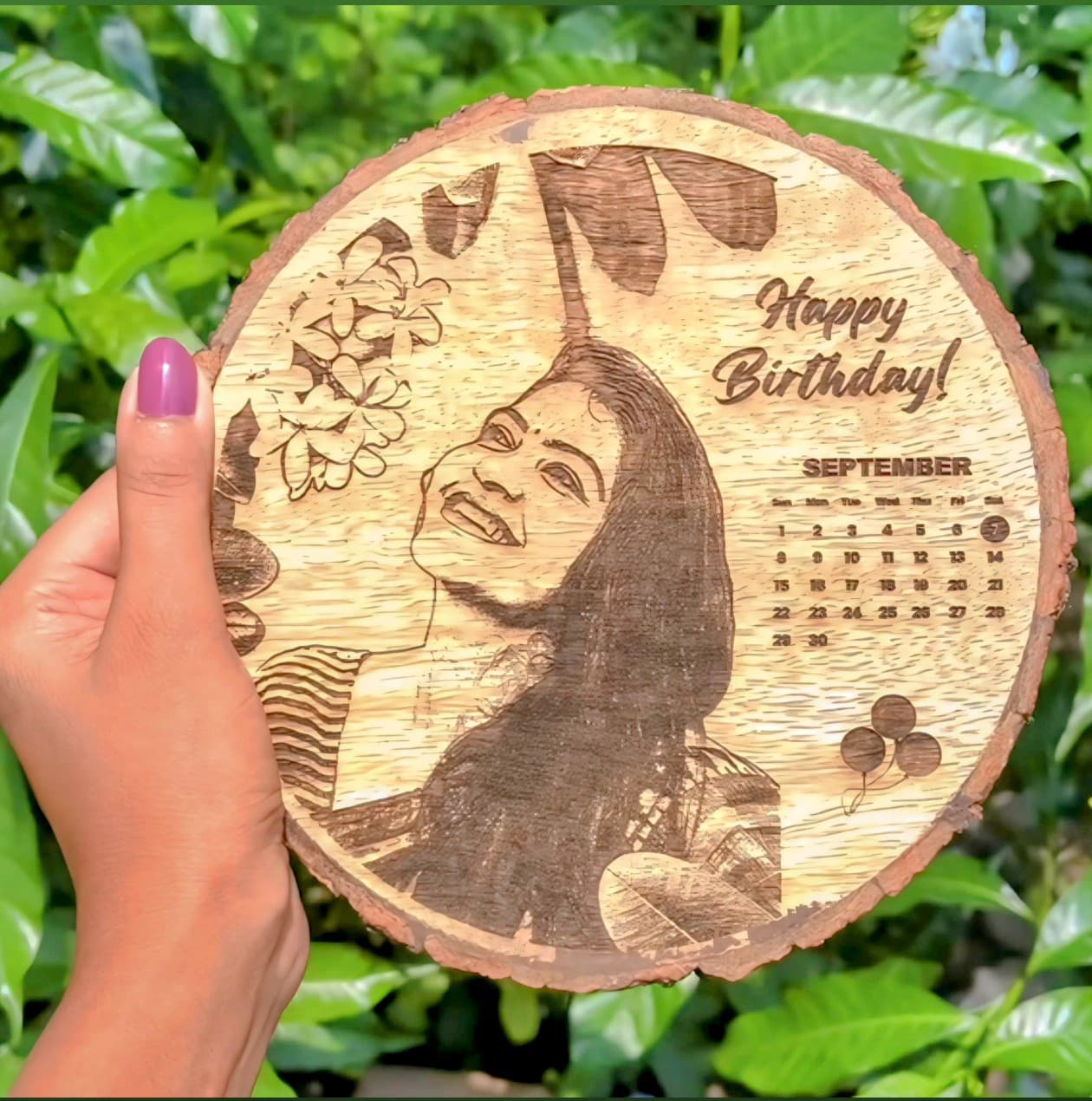 NATURAL WOOD FRAME