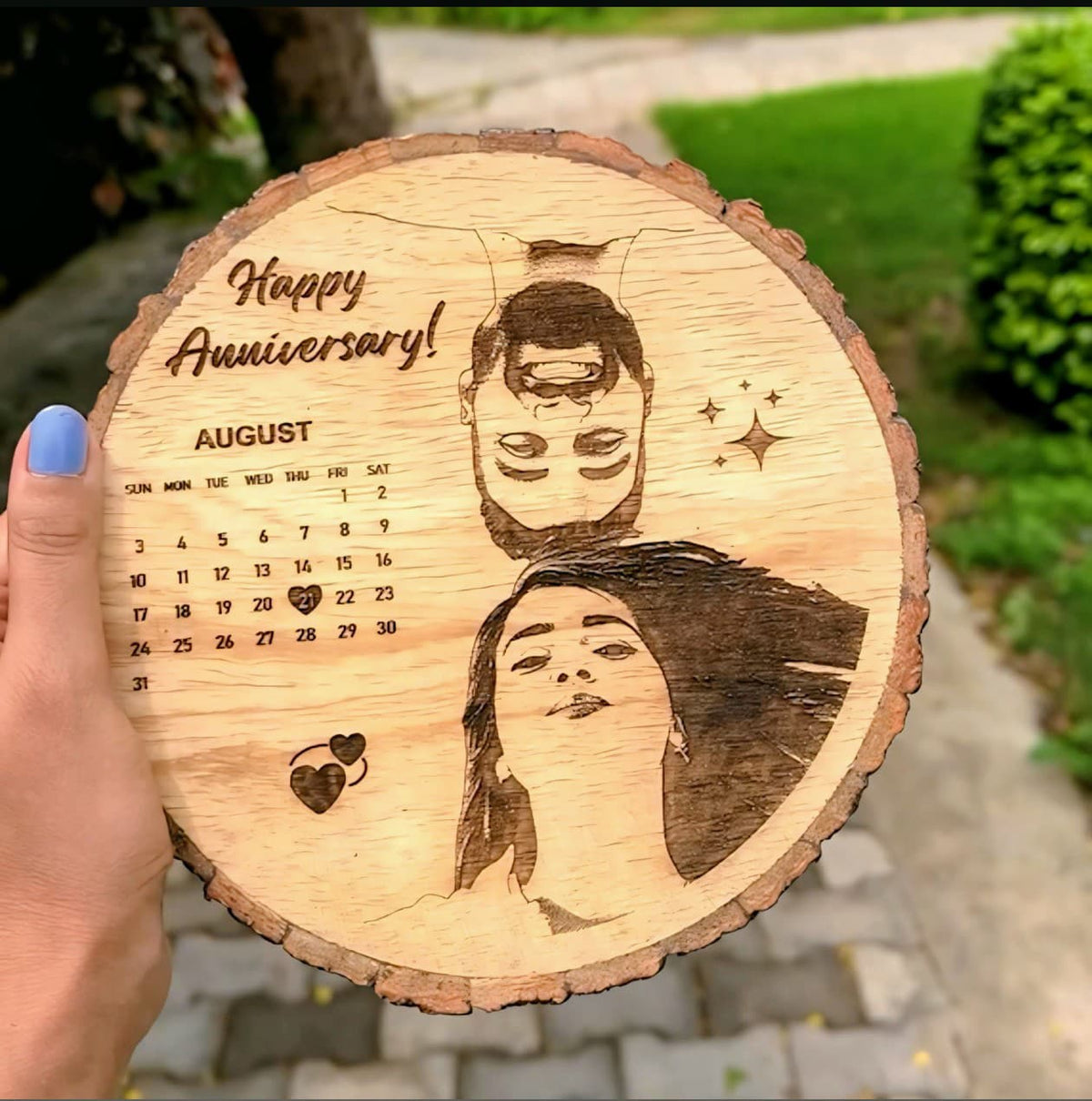 🎁 NATURAL WOOD FRAME (100% off)