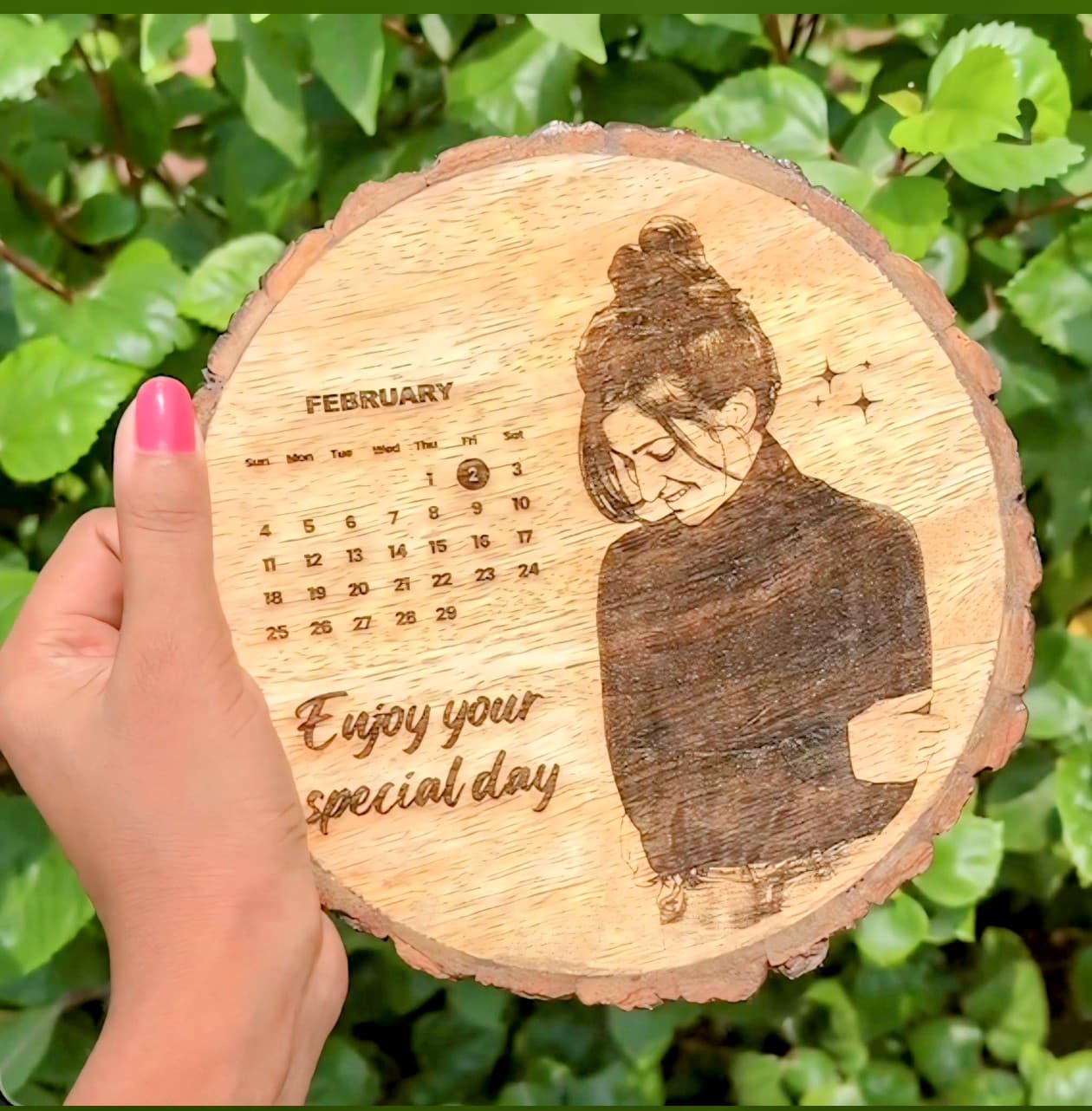 NATURAL WOOD FRAME
