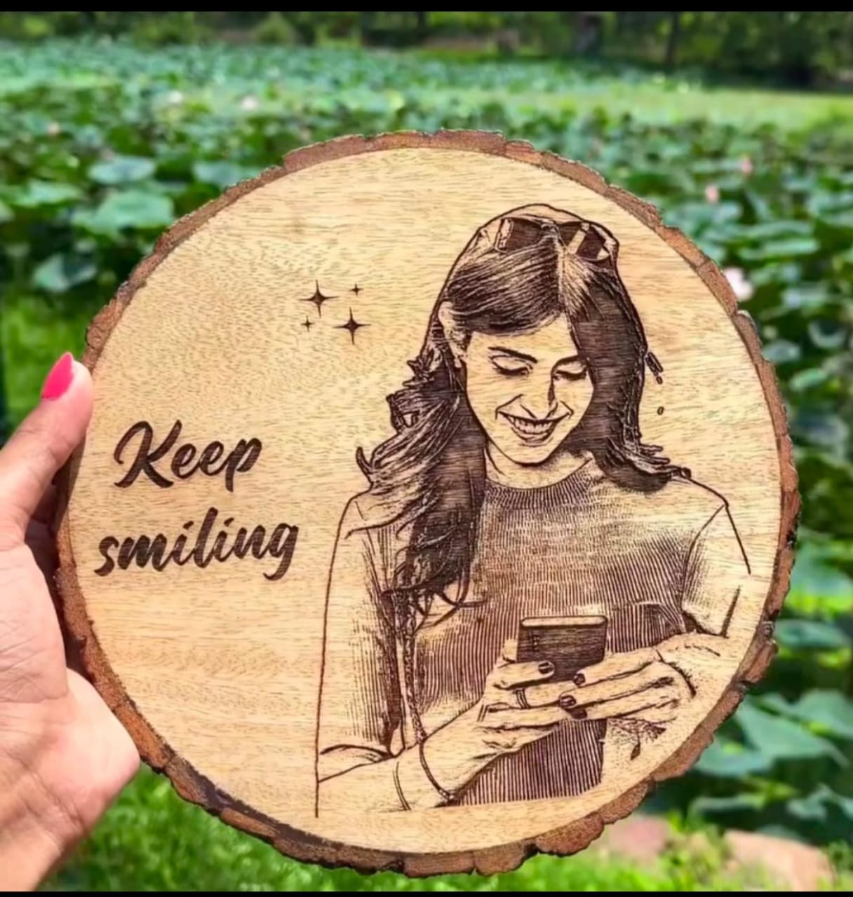 NATURAL WOOD FRAME
