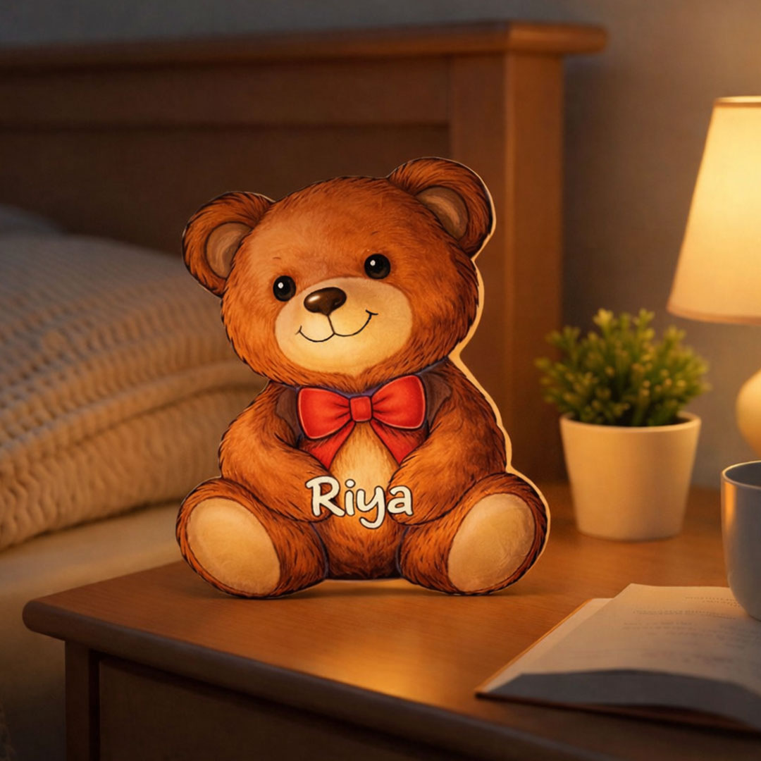 🧸 Customized Acrylic LED Teddy – A Gift Made Just for Them! ✨