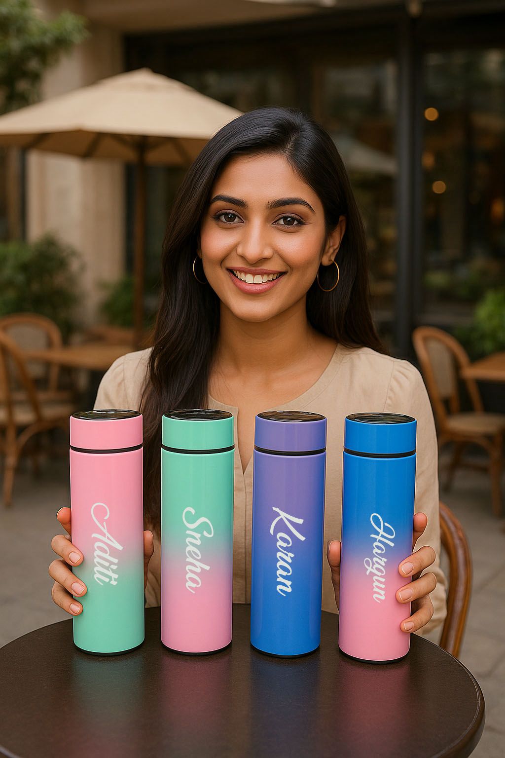 Multicolour Temperature Flask