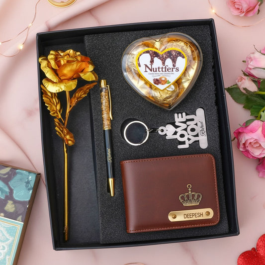 Customised Heart Chocolate Combo 5 in 1