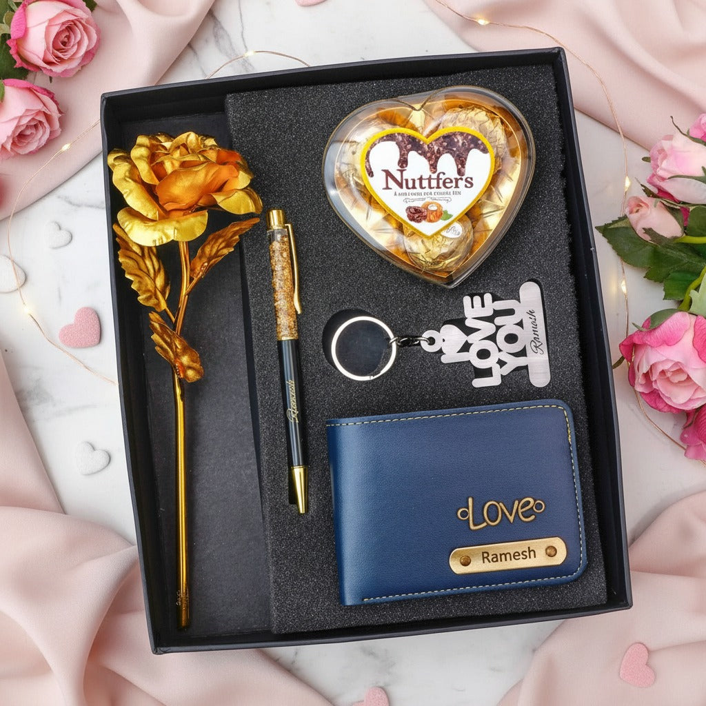 Customised Heart Chocolate Combo 5 in 1