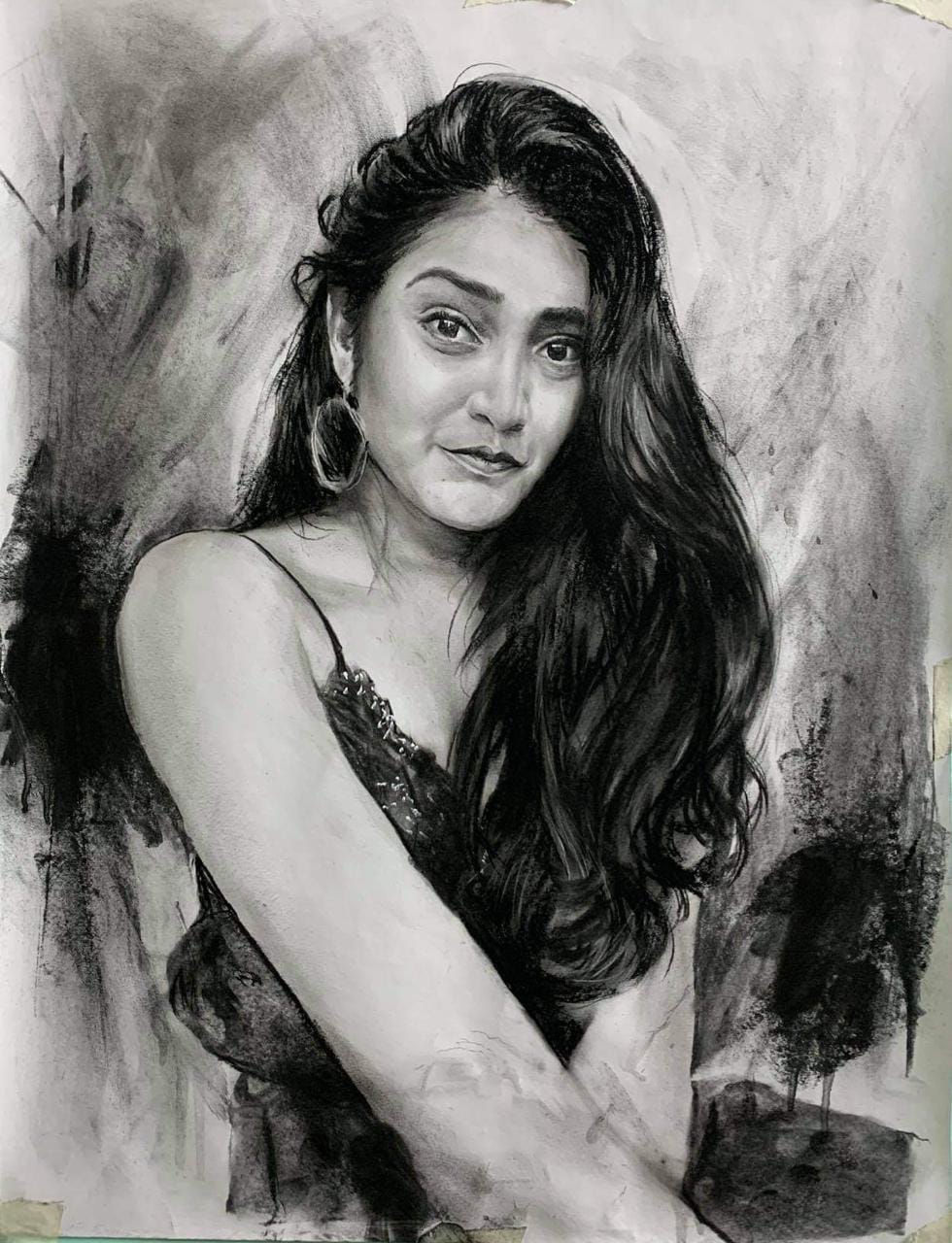 💝 PREMIUM HANDMADE PENCIL SKETCH