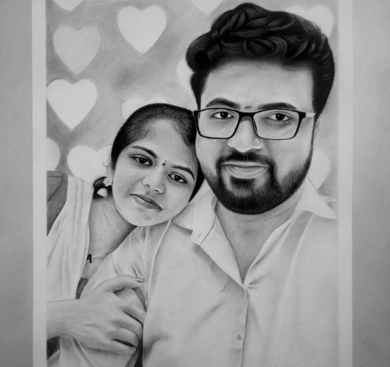 💝 PREMIUM HANDMADE PENCIL SKETCH