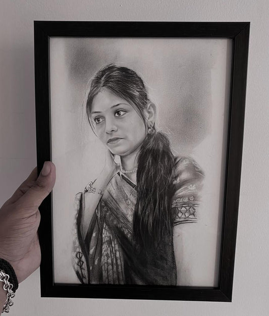💝 PREMIUM HANDMADE PENCIL SKETCH