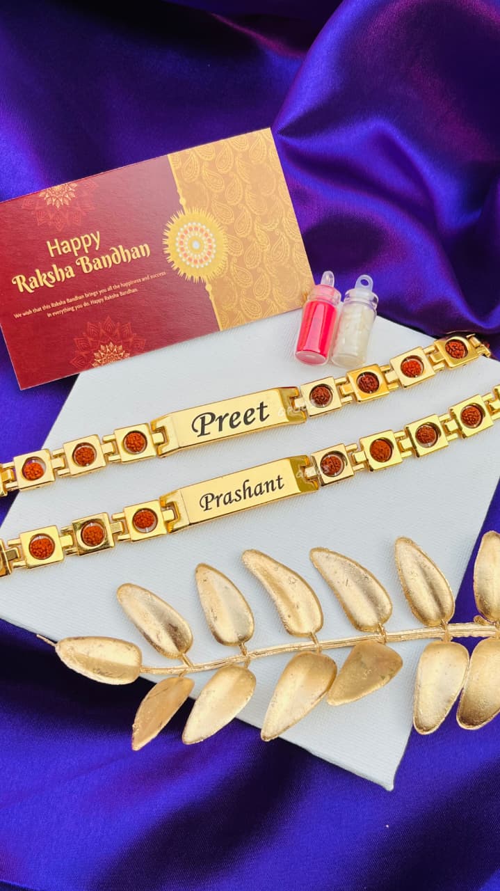Rudraksh Rakhi Bracelet