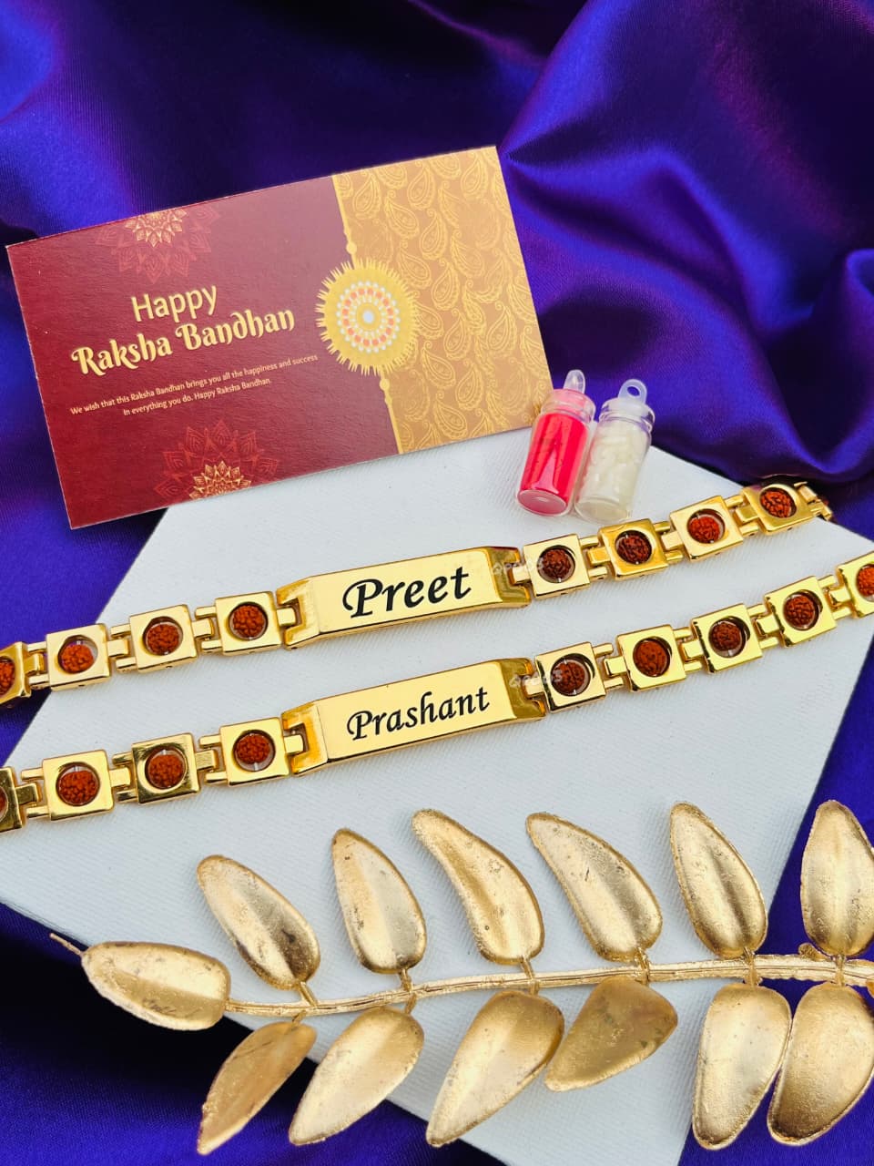 Rudraksh Rakhi Bracelet