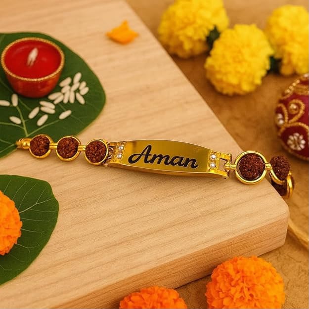 Diamond Rudraksha Rakhi