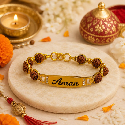 Diamond Rudraksha Rakhi