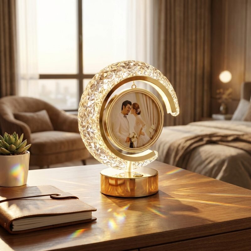 Crystal Moon Lamp ⭐