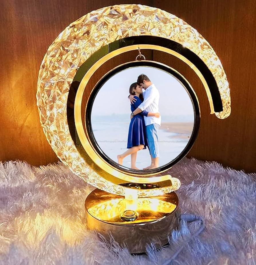 Crystal Moon Lamp ⭐