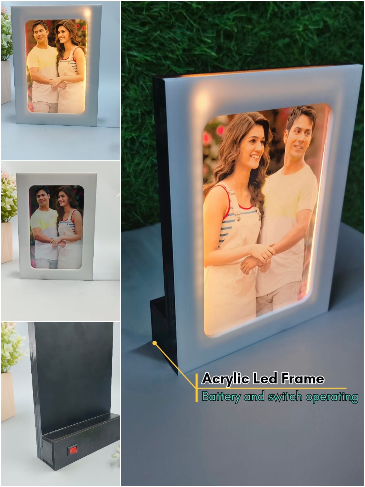 Personalized Acrylic LED Table Frame ✨