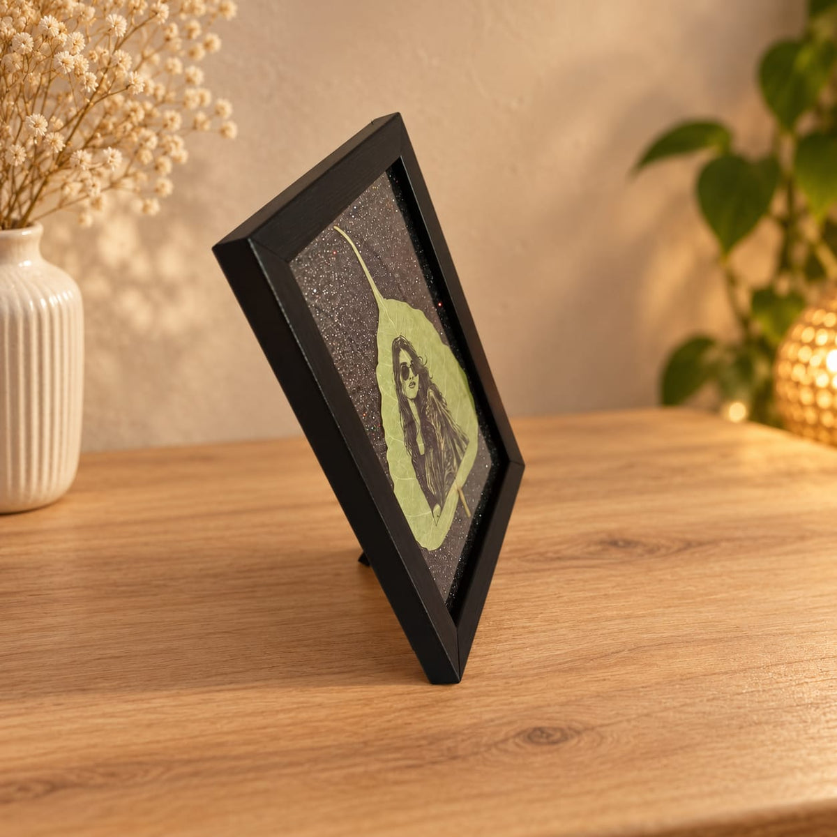💝 *ORIGINAL DRIED LEAF PHOTO ART FRAME:*