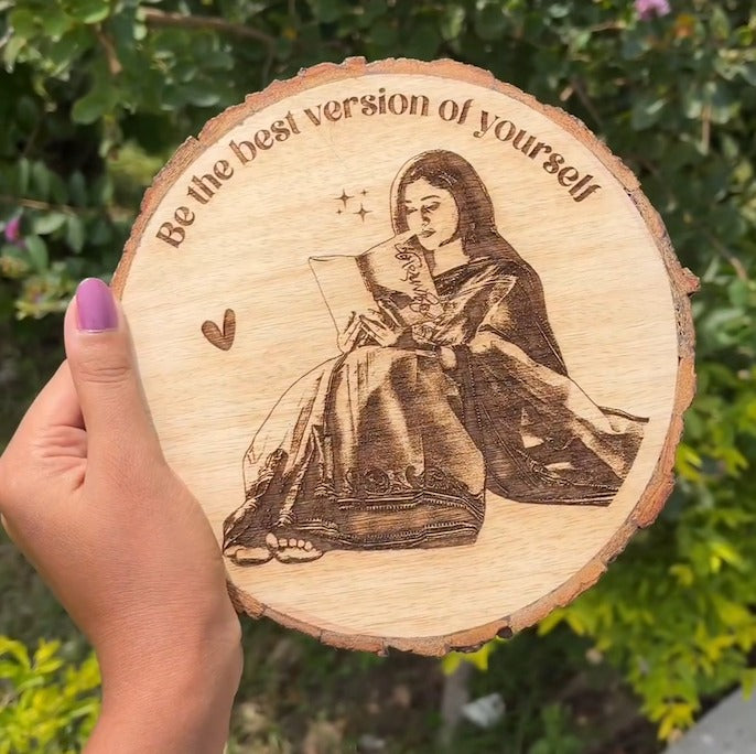 🎁 💝 NATURAL WOOD PHOTO FRAME (100% off)