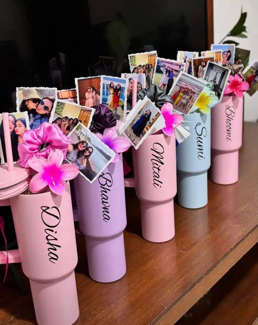 Customise cute tumbler gift for her ❤️😍